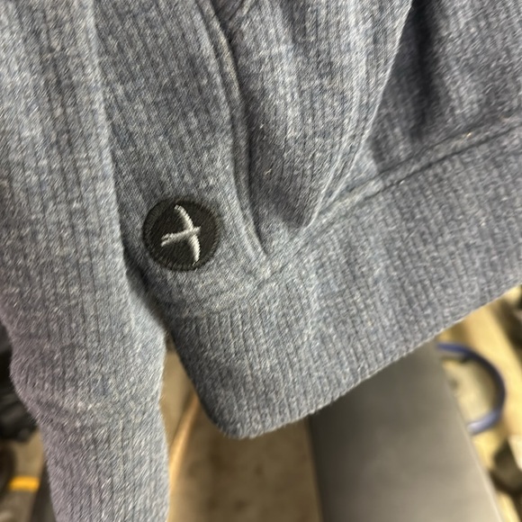 Relwen rib zip hoodie sweatshirt size 2X XXL navy - Picture 3 of 5